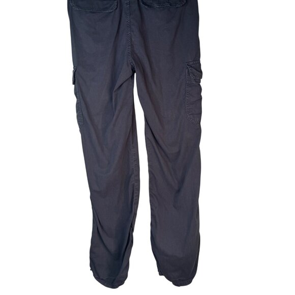 ZARA Womens Size 6 Cargo Pants Dark Gray 100% Cotton - Picture 8 of 16